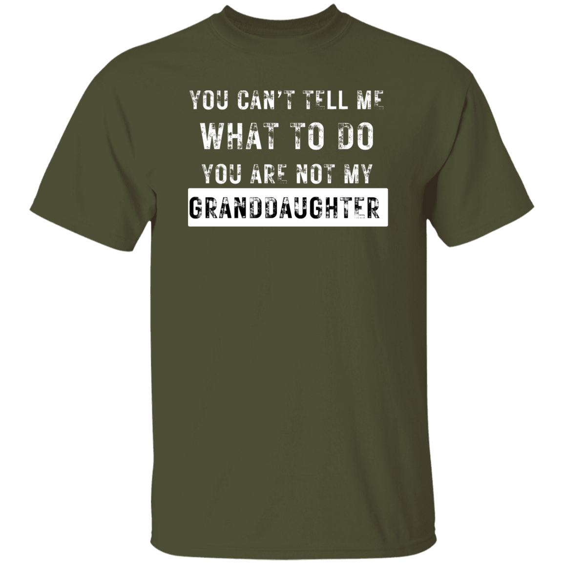 You Can't Tell Me What To Do, You're Not My Granddaughter! T-Shirt